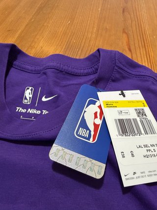 Maglia Nike Lakers LeBron James 23 Viola Tg S