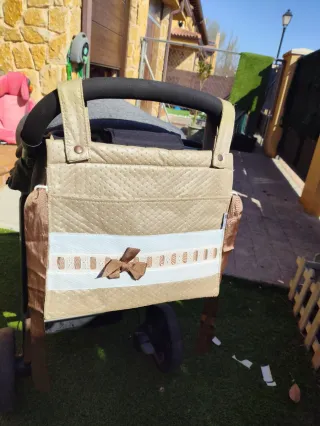 Saco Bugaboo Azul y Beige