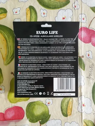 Auriculares nuevos inalambricos Bluetooth 5.0 Euro