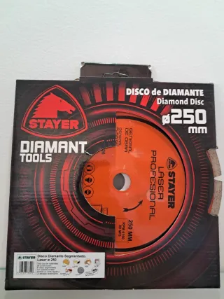Disco Diamante Stayer 250mm General Obra