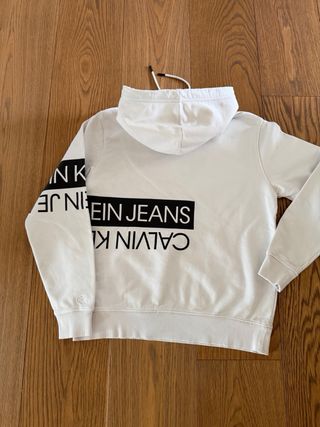 Felpa Calvin Klein Tg. S Bianca