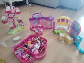 Lote de juguetes, 3 bolsas de Pin y pon