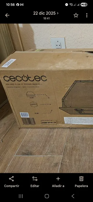 Campana Extractora Cecotec Bolero Flux 755500