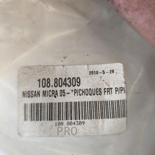 PARAGOLPES DELANTERO NISSAN MICRA NUEVO 108804309