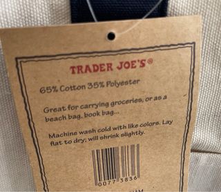 Bolsa Trader Joe's Original Beige/Azul
