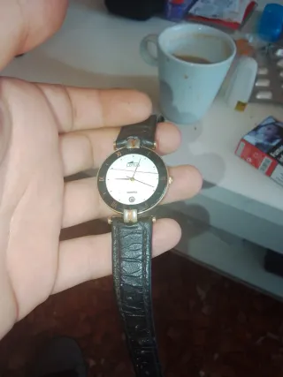 Reloj Lotus Quartz Bañado en Oro