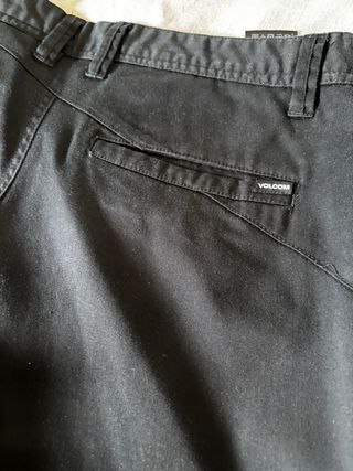 Pantalón Chino Volcom Negro Talla 32