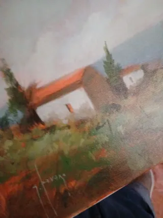 Quadro dipinto ad olio su tela firmato dall'autore