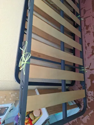 Somier metálico y de madera