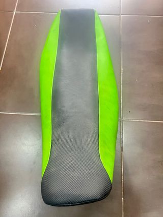 Funda Asiento Kawasaki KX 125 Verde/Negro