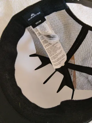 Gorra Quicksilver Negra Trucker