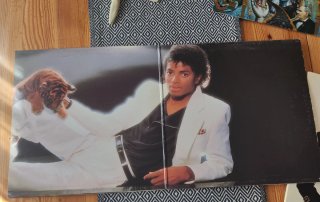 Vinilos Michael Jackson Dangerous Bad y Thriller