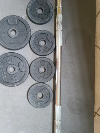 Bilanciere in metallo 120 cm