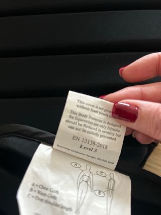 Chaleco Hípica Niño Talla M