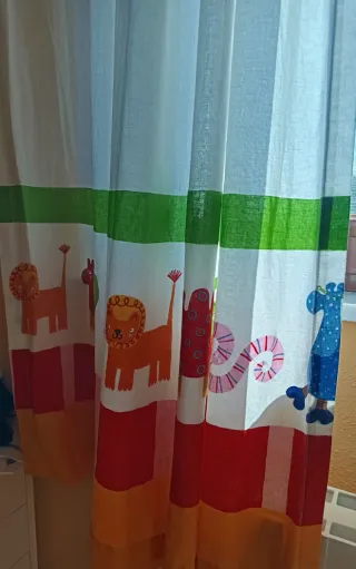 Cortinas infantiles Ikea animales