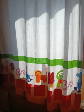 Cortinas infantiles Ikea animales