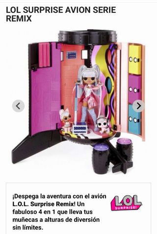 Avión LOL Surprise Remix 4 en 1