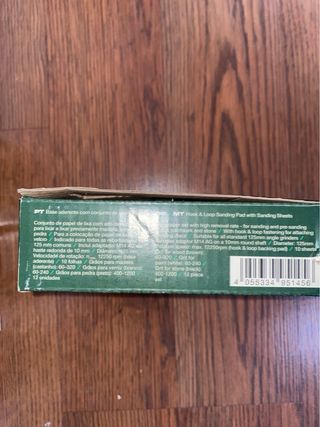 Set Discos 125mm y Plato Lijador Parkside