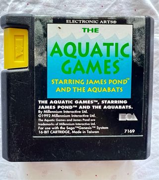 The Aquatic Games James Pond Sega Mega Drive