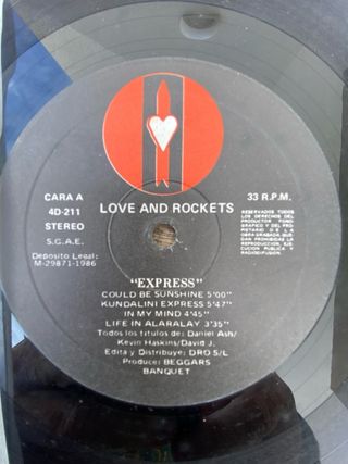2 Vinilos Love and Rockets Indie