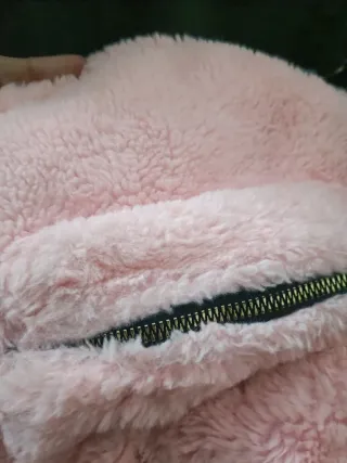 Zainetto per bambini in peluche rosa