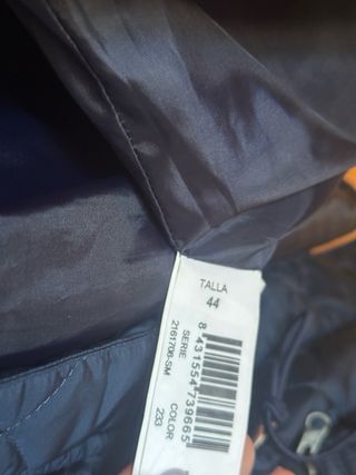 Cazadora Solera azul acolchada