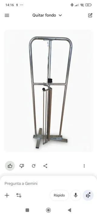 Porta rollos de papel de regalo vertical. Cómodo.