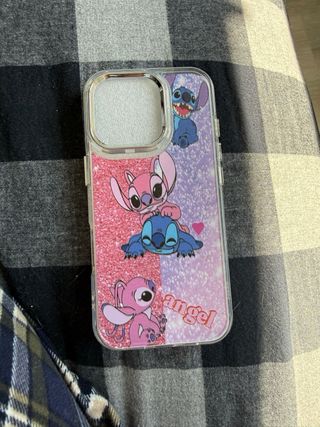 Funda iPhone 14 Pro Stitch y Ángel