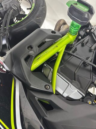 Kawasaki Z650 Negra y Verde 2019