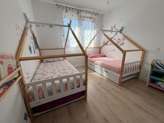 2 Camas Casita Infantiles 190cm