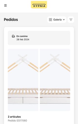 2 Camas Casita Infantiles 190cm