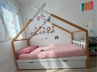 2 Camas Casita Infantiles 190cm