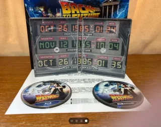Regreso al Futuro Trilogía 4K Steelbook 40 Aniver.