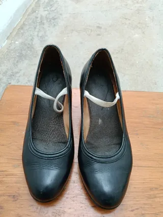 Zapatos de flamenco negros mujer