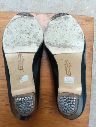 Zapatos de flamenco negros mujer