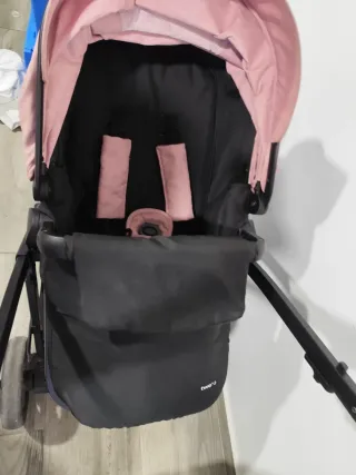 Carro Asalvo dos piezas rosa y negro