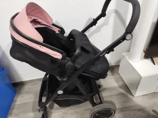 Carro Asalvo dos piezas rosa y negro