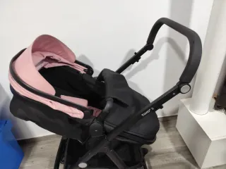 Carro Asalvo dos piezas rosa y negro