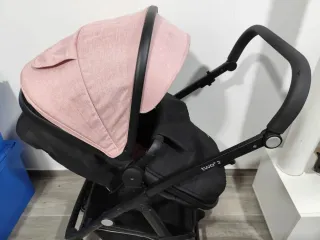 Carro Asalvo dos piezas rosa y negro