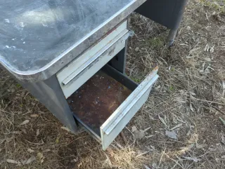 Escritorio Vintage Metálico Oficina