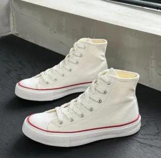 Zapatillas Mujer Caña Alta Blancas