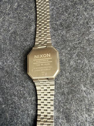Reloj Nixon Re-Run Plateado