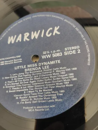Vinilo LP Brenda Lee - Little Miss Dynamite