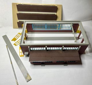 Depósito locomotoras escala N