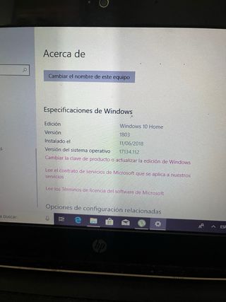 HP Mini 110-3100 Portátil Negro