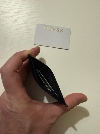 Portacartellini Guess Uomo Nero/Grigio Originale