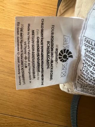 Portabebés Ergobaby Negro