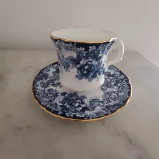 Lote 4 Tazas Porcelana Inglesa Vintage