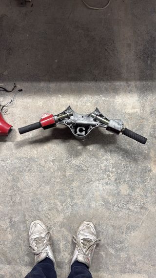 Manillar Vespa DN Rojo