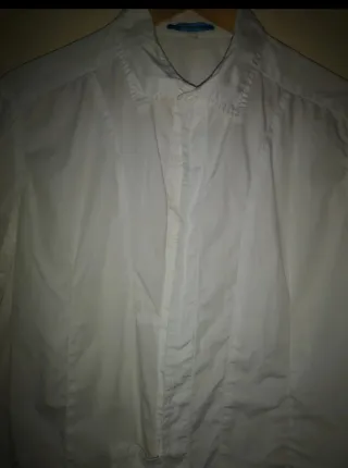 Camicia uomo cotone bianca